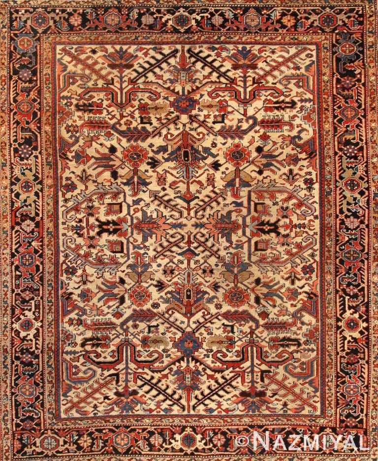 Antique Heriz Serapi Persian Rugs 43935 Detail/Large View