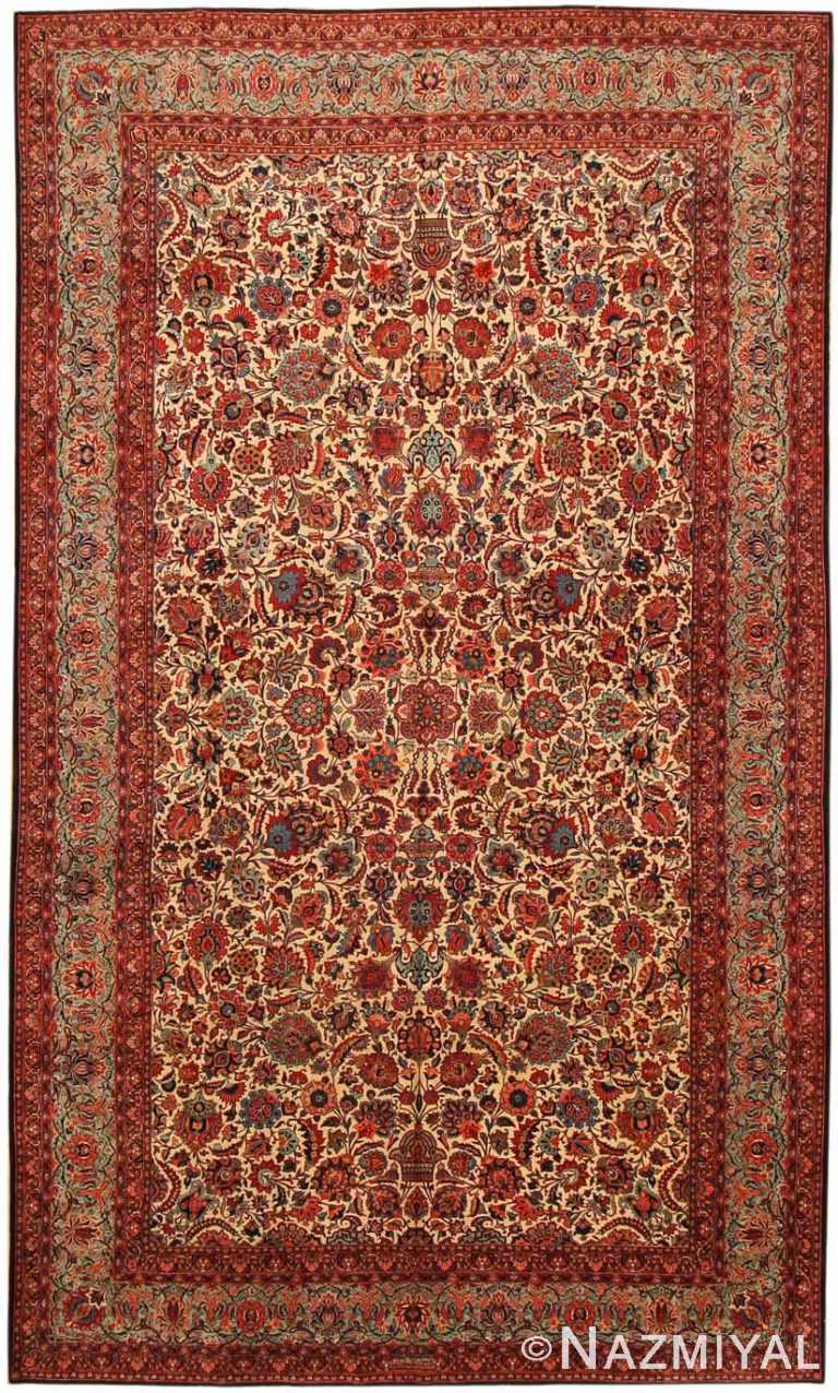 Antique Kashan Persian Rug 43599 Main Image