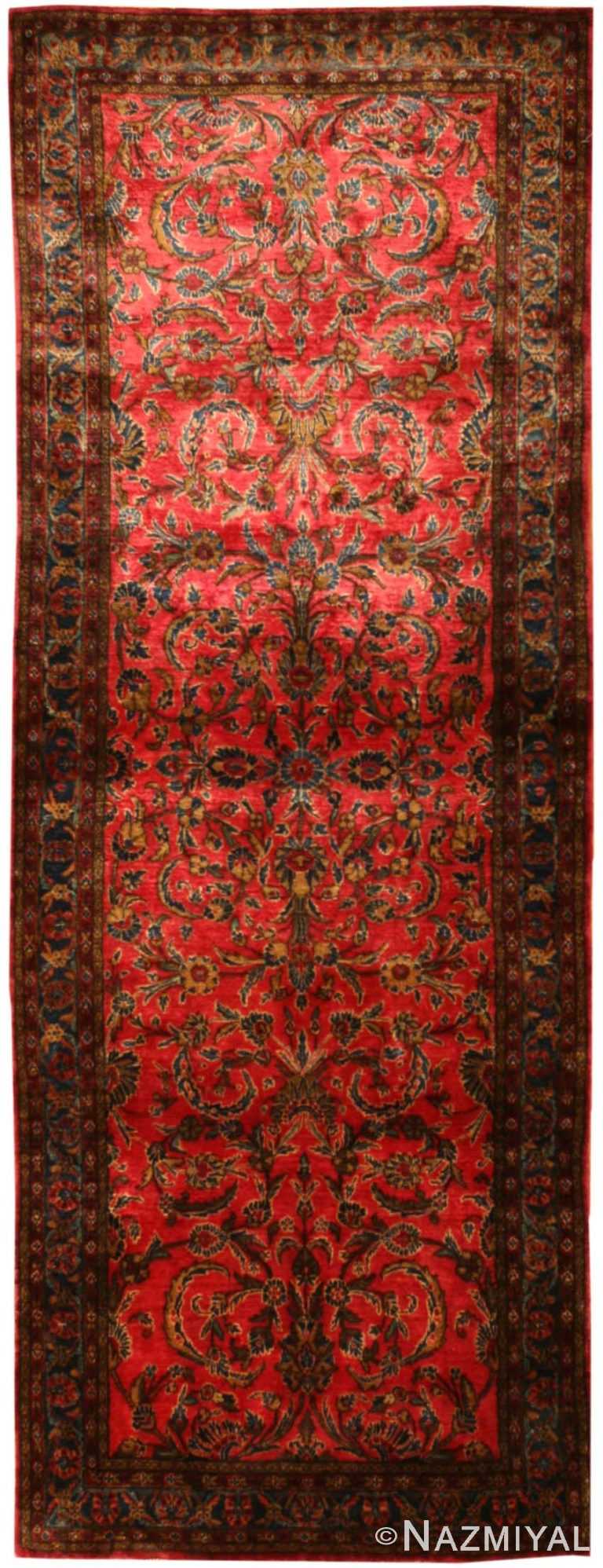 Antique Silk Kashan Persian Rug 43904 Detail/Large View
