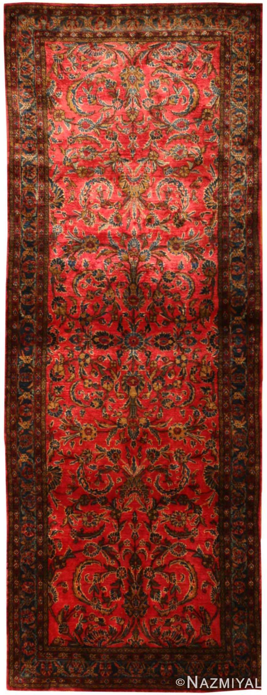 Antique Silk Kashan Persian Rug 43904 Nazmiyal Antique Rugs