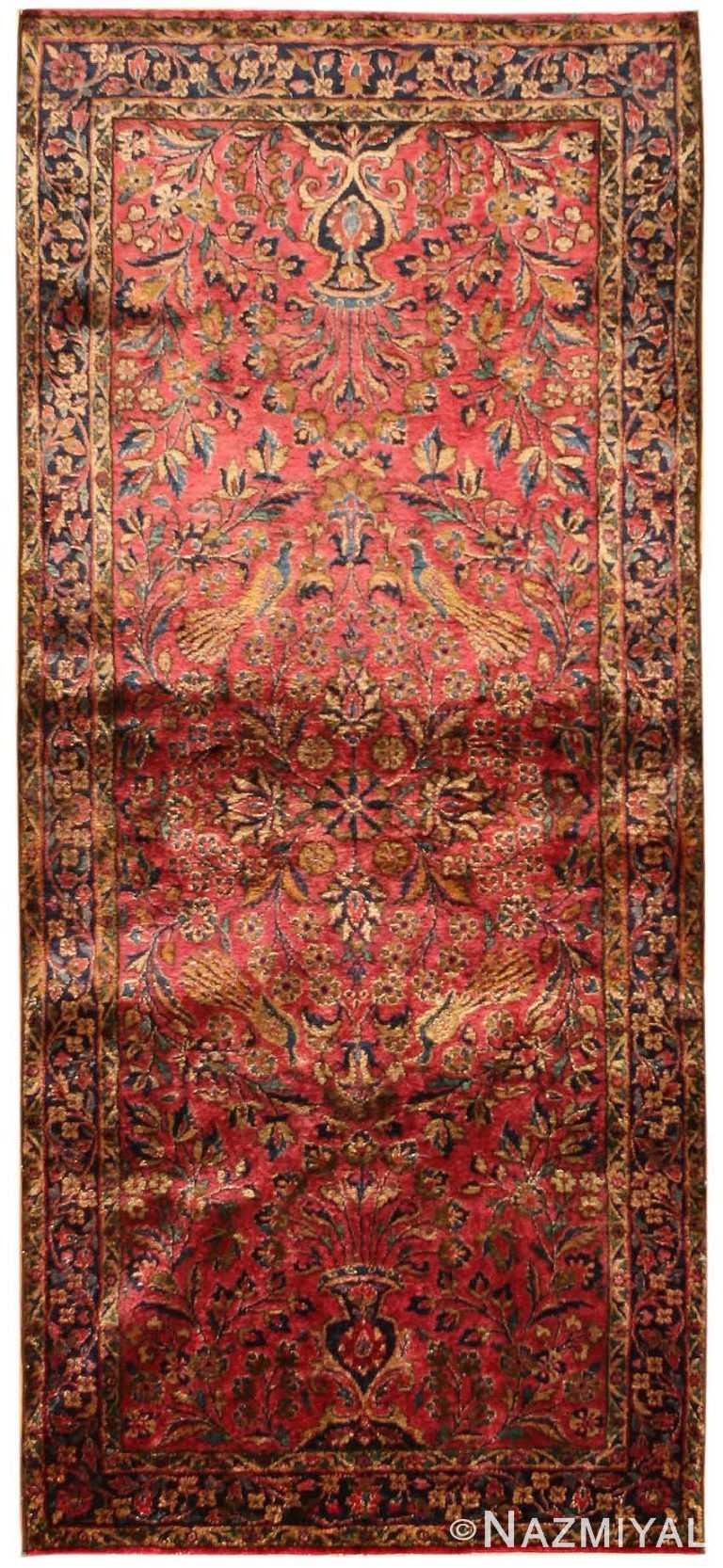 Antique Kashan Persian Rug 43901 Detail/Large View