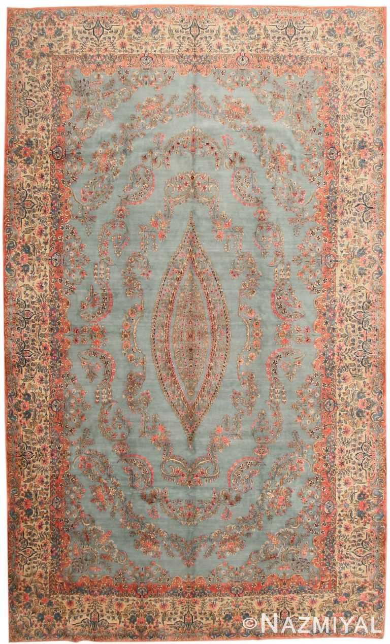Antique Kerman Persian Rug 43584 Detail/Large View