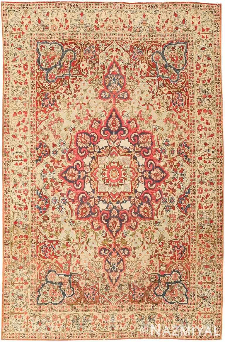 Antique Kerman Persian Rug 43277 Detail/Large View
