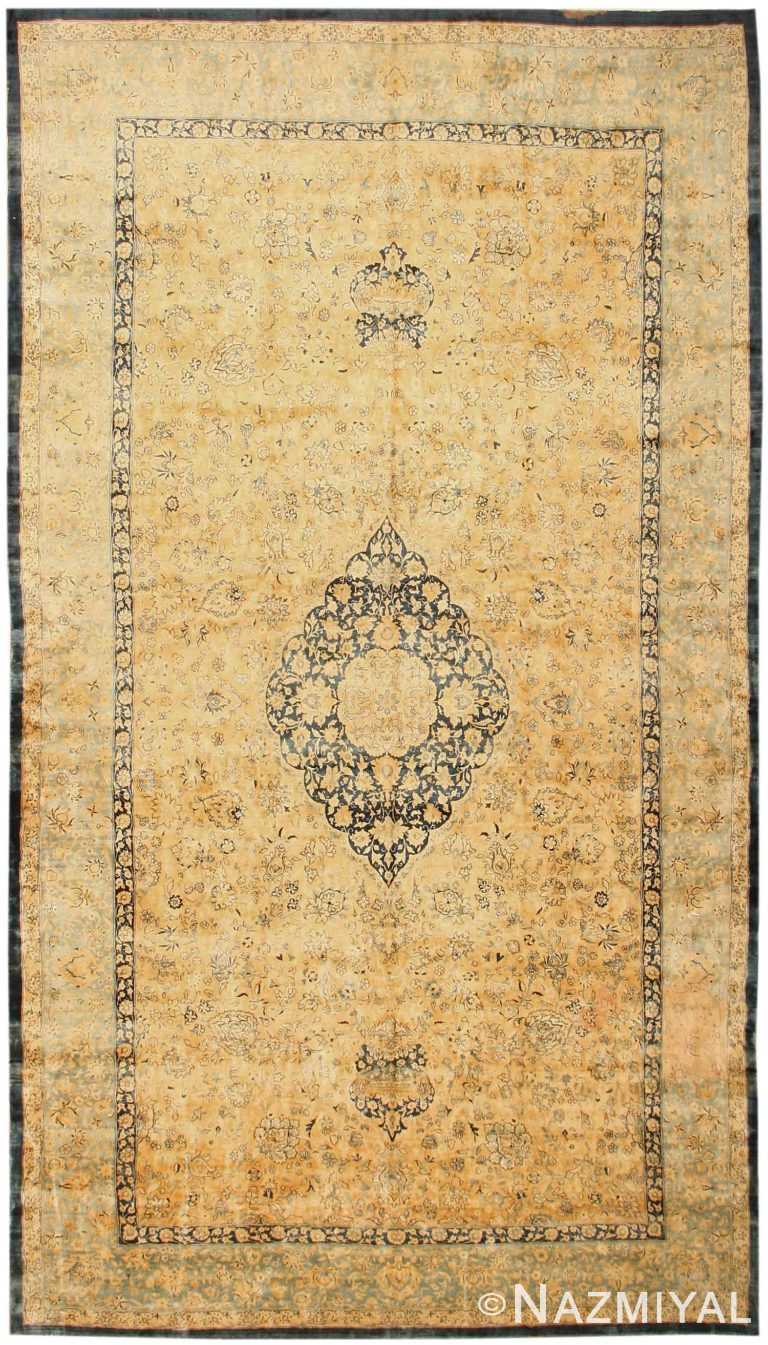 Oversize Vintage Persian Kerman Carpet 43684 by Nazmiyal Antique Rugs