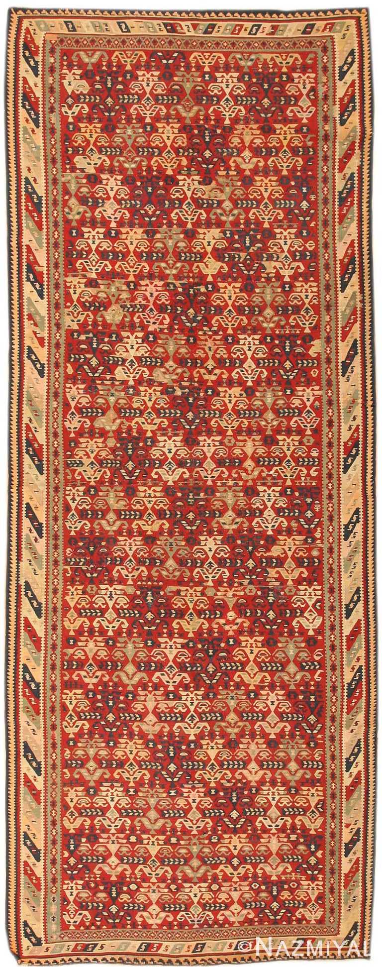Antique Kilim Persian Carpet 43805 Nazmiyal