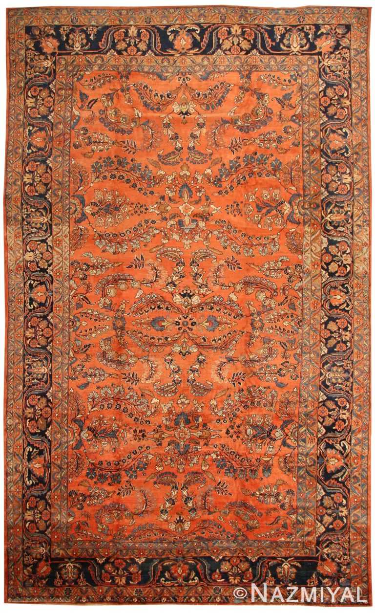 Antique Sultanabad Persian Carpet 40470 Nazmiyal
