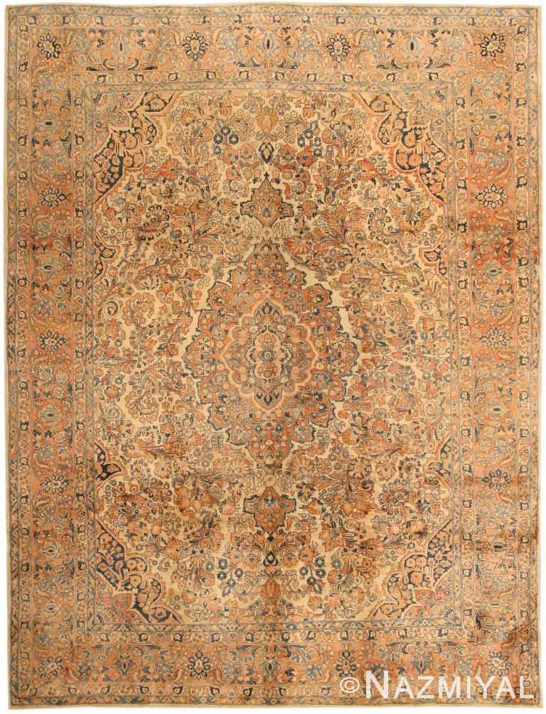 Antique Sarouk Persian Rug 43515 Nazmiyal