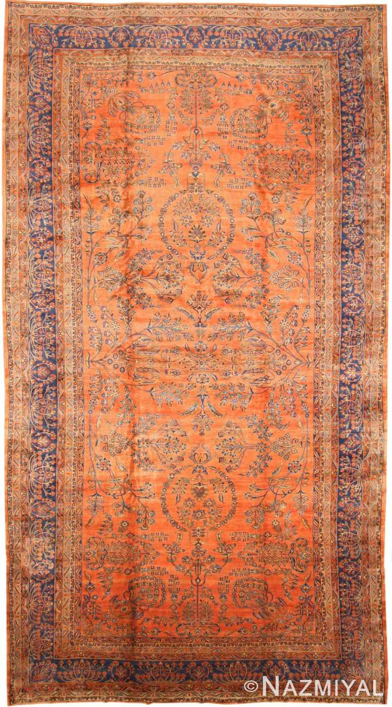 Antique Sarouk Persian Rug 43341 Nazmiyal