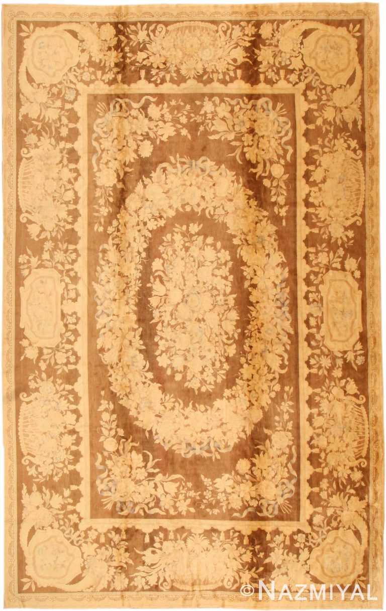 Antique Savonnerie Carpet #871 Detail/Large View