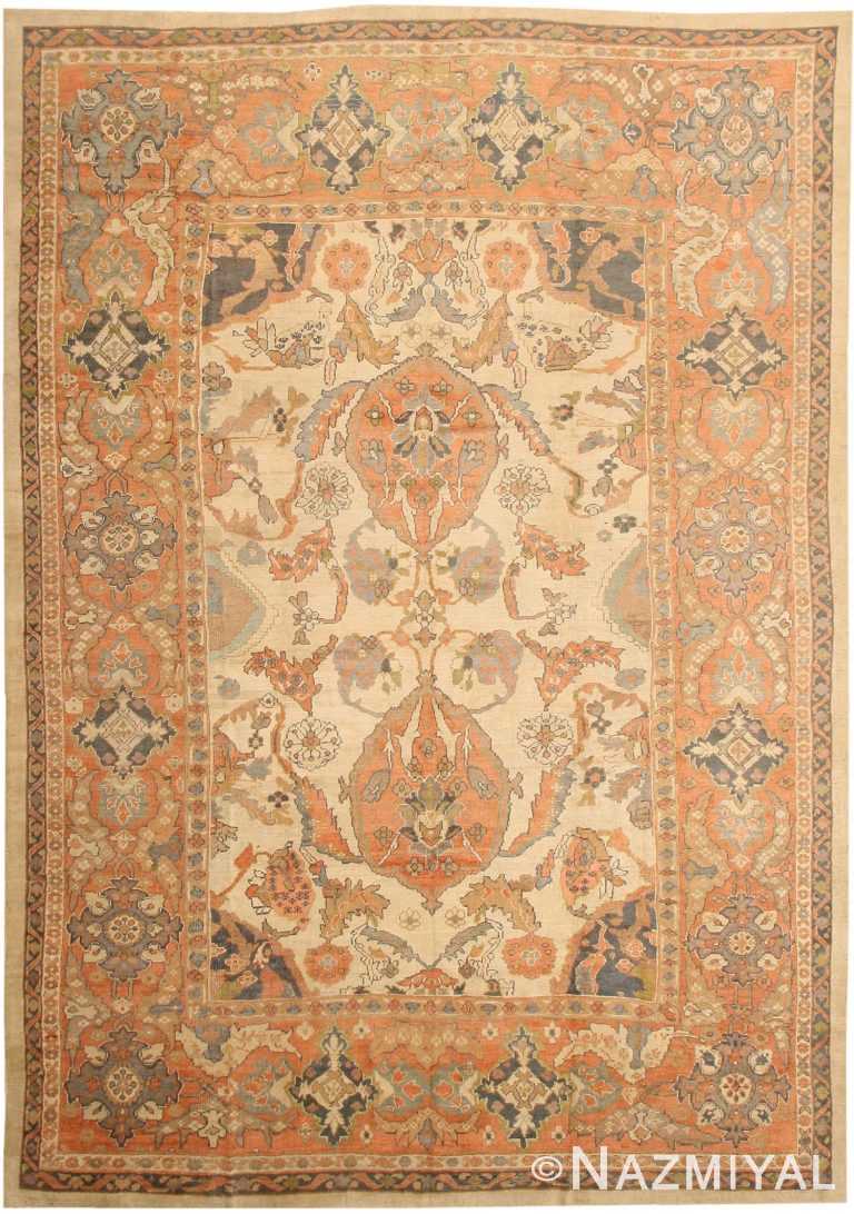 Antique Sultanabad Rug 43358 Detail/Large View