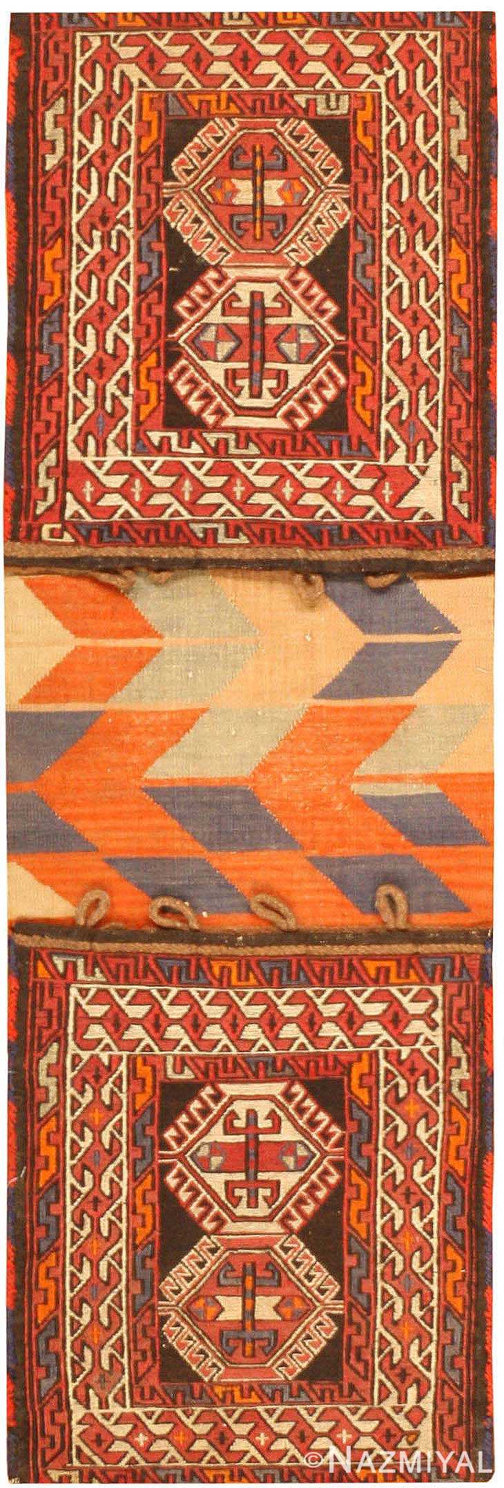 Antique Sumak Persian Carpet 43300 Nazmiyal