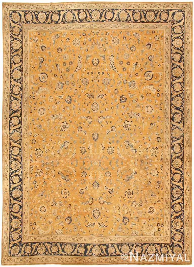 Antique Tabriz Persian Rug 43335 Nazmiyal
