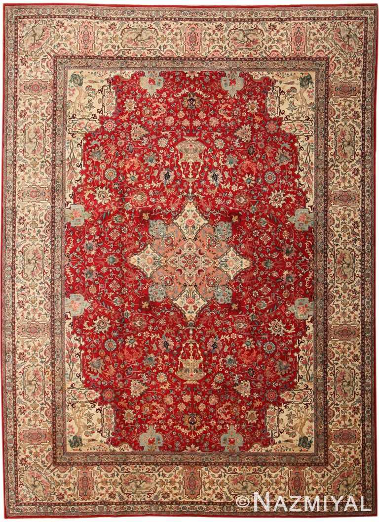Antique Tabriz Persian Rug 43526 Detail/Large View