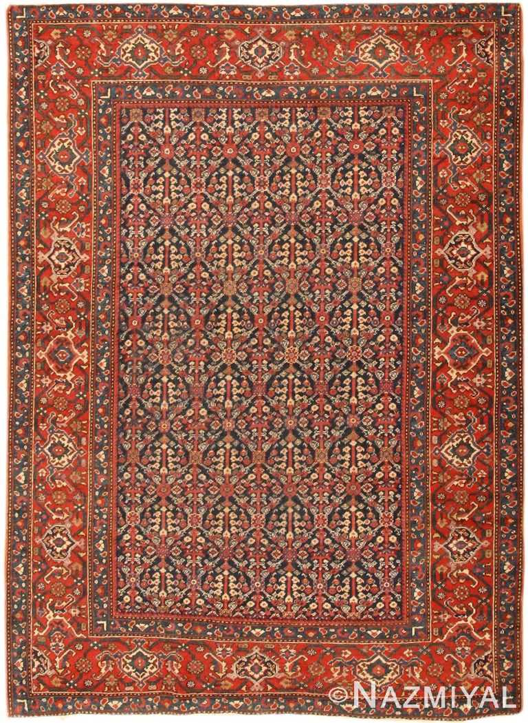 Antique Farahan Persian Rug 43291 Nazmiyal