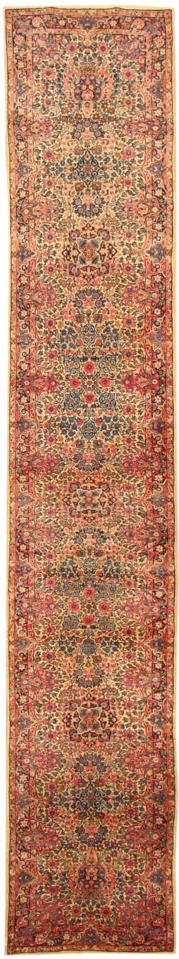 Antique Kerman Persian Runner Rug 43873 Nazmiyal Antique Rugs