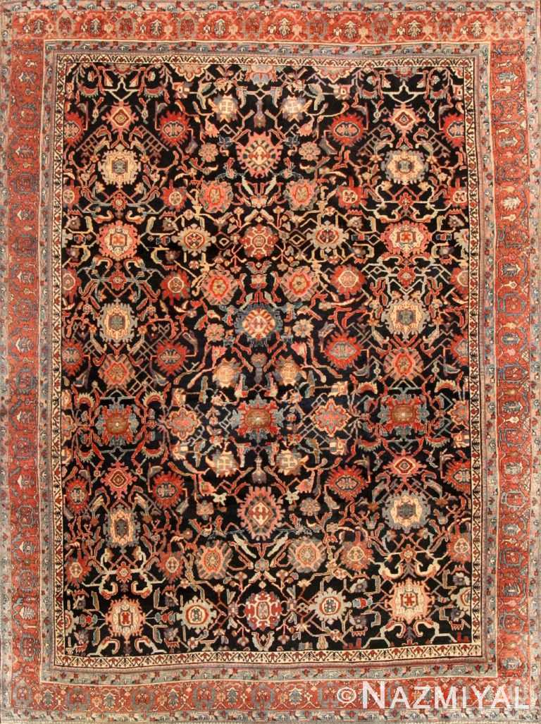 Antique Bibikabad Persian Rug 43245 Detail/Large View