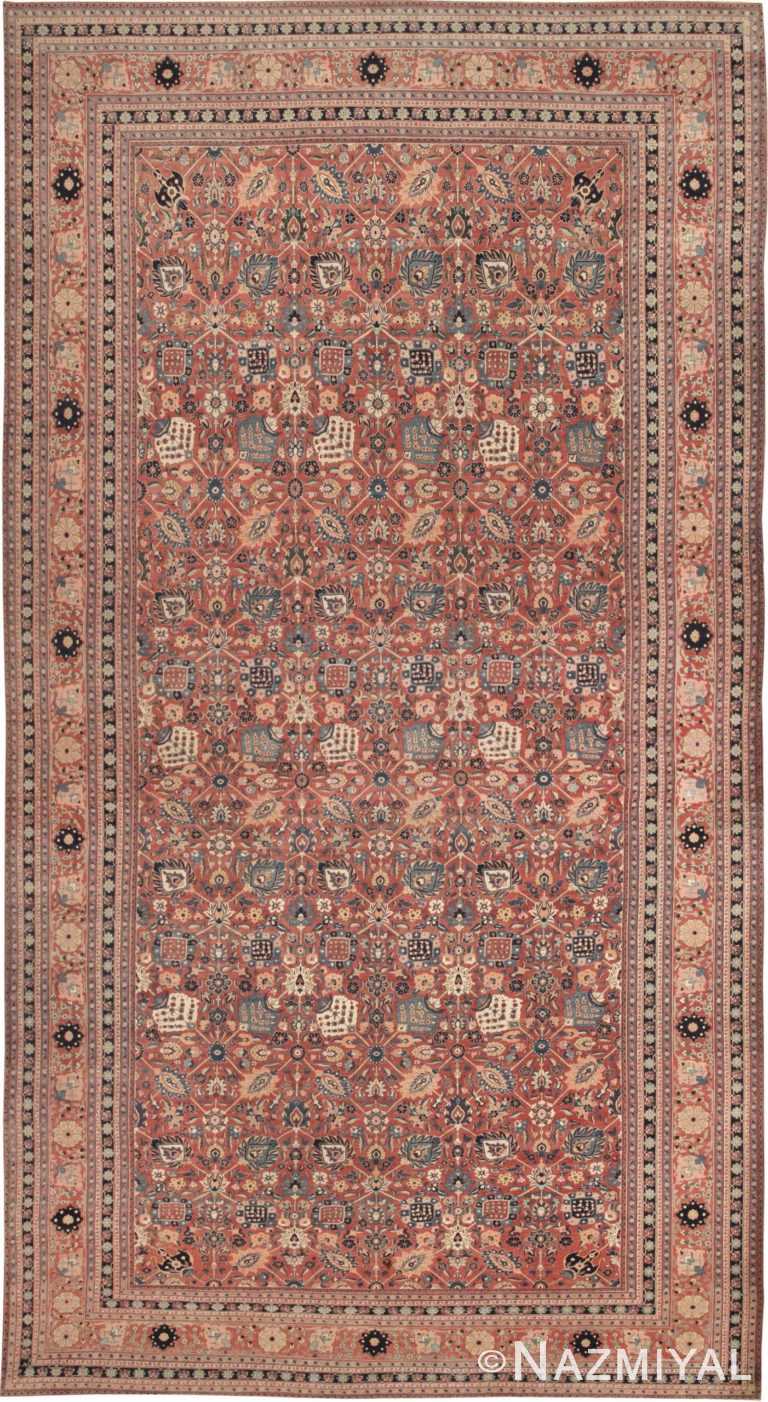 Antique Tabriz Persian Rug 44912 Detail/Large View