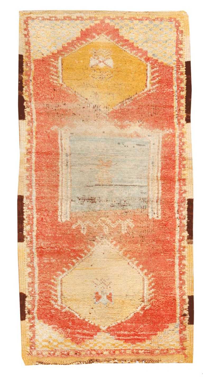 Mid Century Moroccan Rug #44986 Detail/Large View