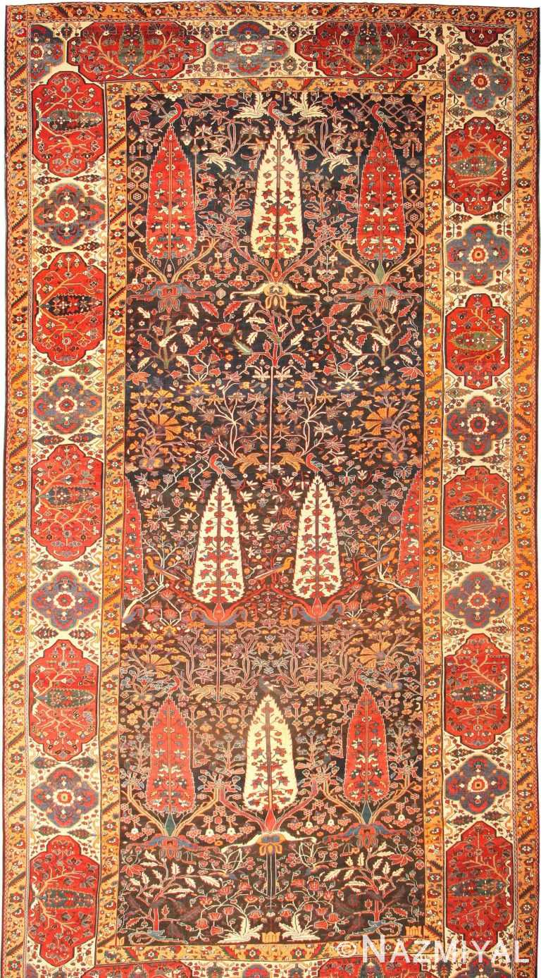 Antique Bakhtiari Persian Rug 3119 Detail/Large View