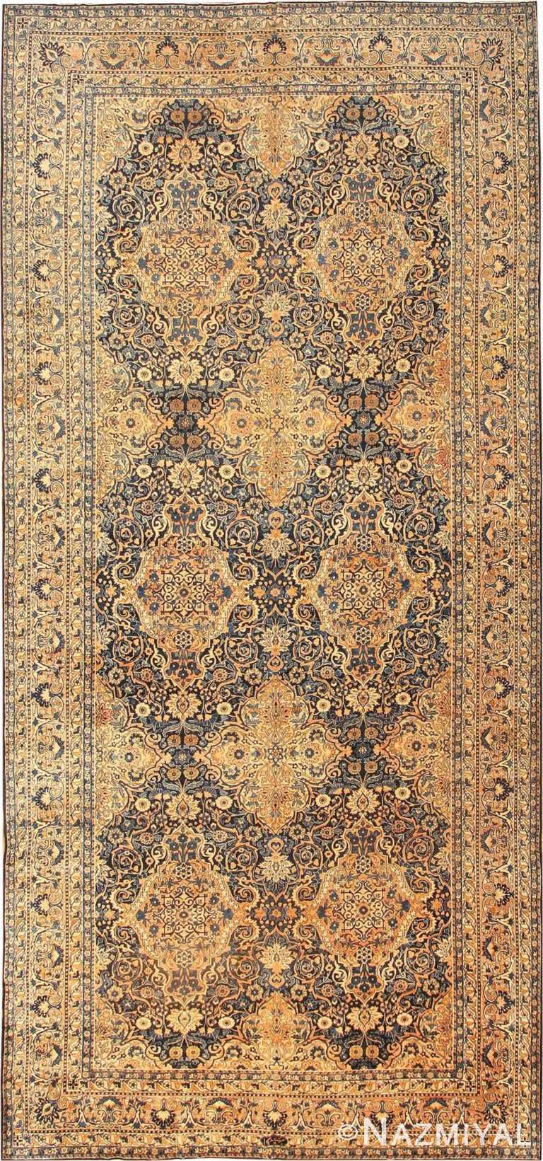 Antique Kerman Persian Rug 42151 Detail/Large View