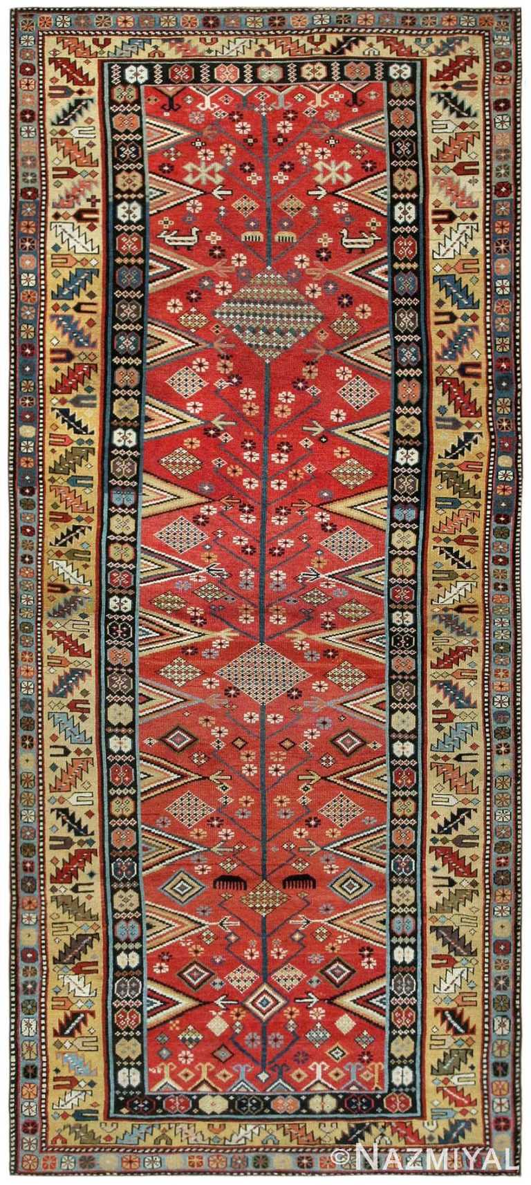 Antique Shirvan Caucasian Rug 43963 Detail/Large View