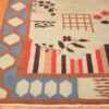Corner Vintage Art Deco Indian rug 44915 by Nazmiyal