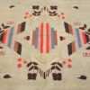 Field Vintage Art Deco Indian rug 44915 by Nazmiyal