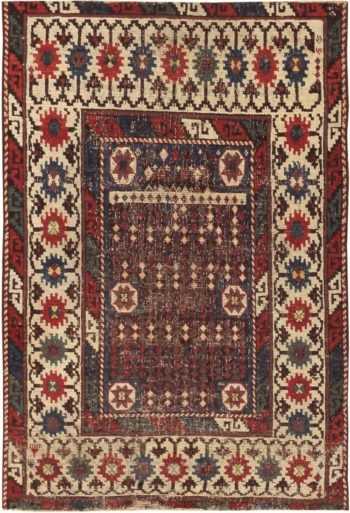 Small Tribal Antique Caucasian Avar Rug #44636 by Nazmiyal Antique Rugs