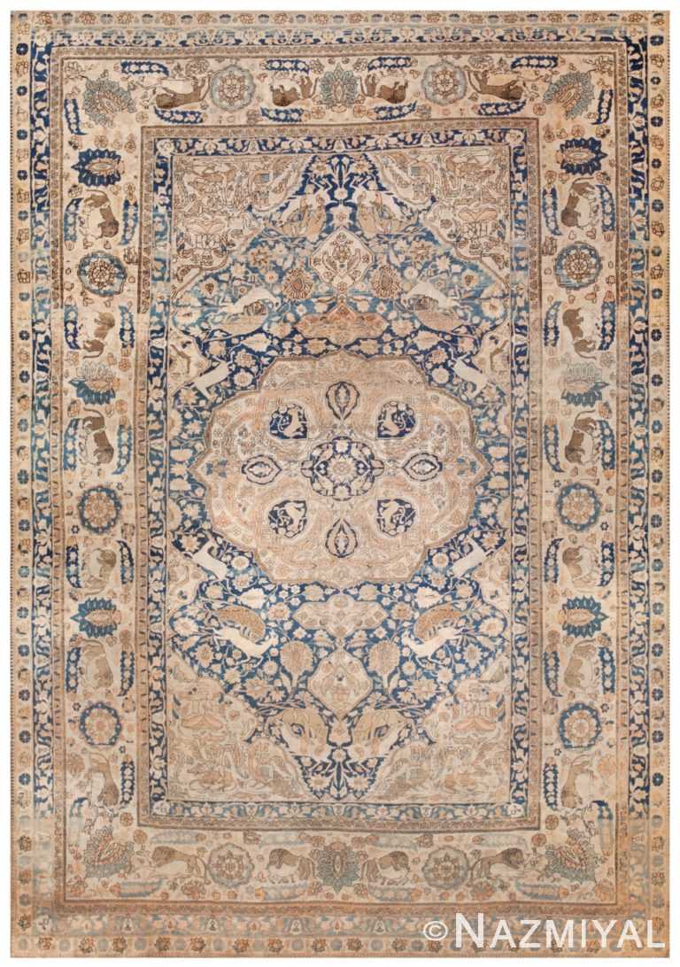 Antique Mohtashem Kashan Persian Rug 44891 Detail/Large View