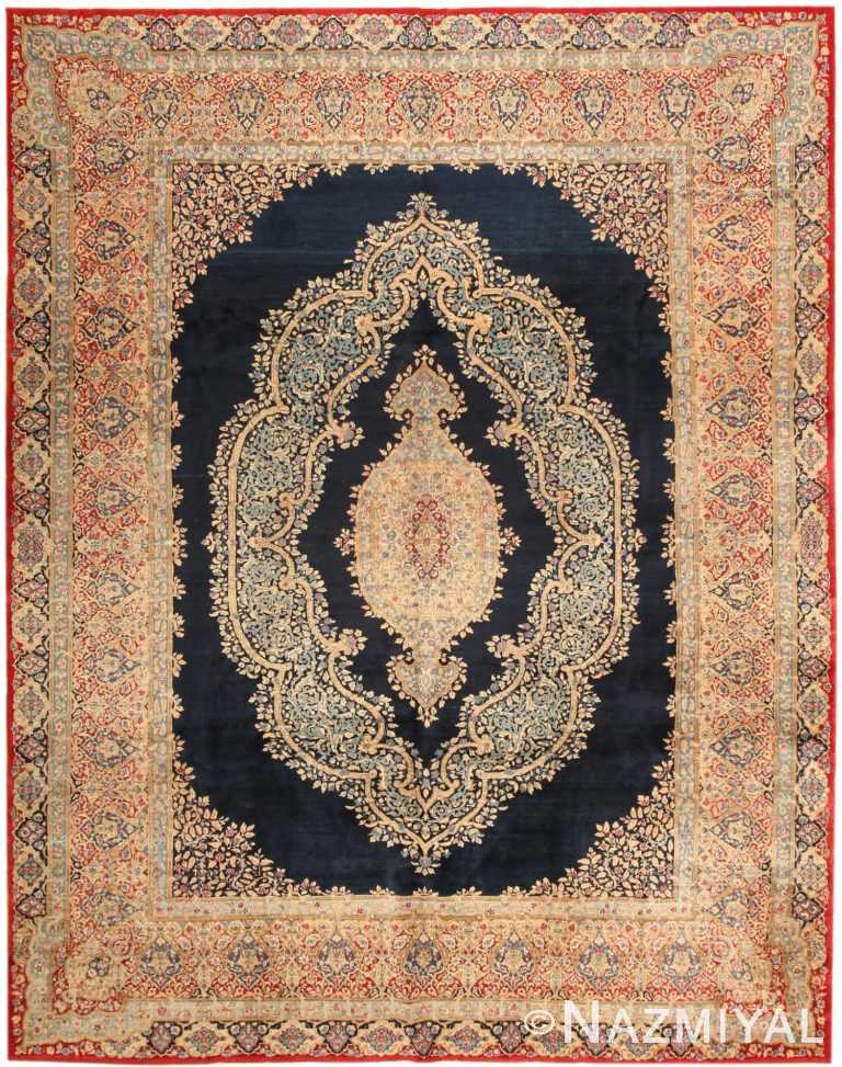 Antique Kerman Persian Rug 43548 Detail/Large View