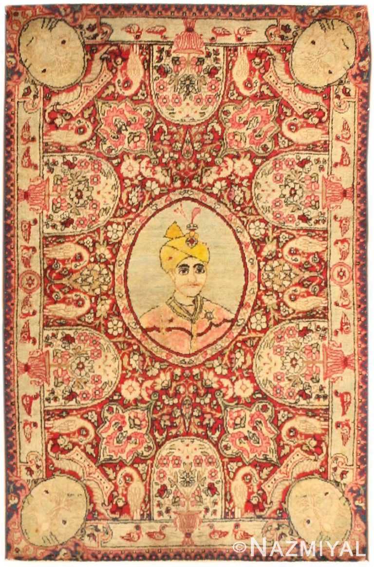 antique kerman persian area rugs 43906 Nazmiyal