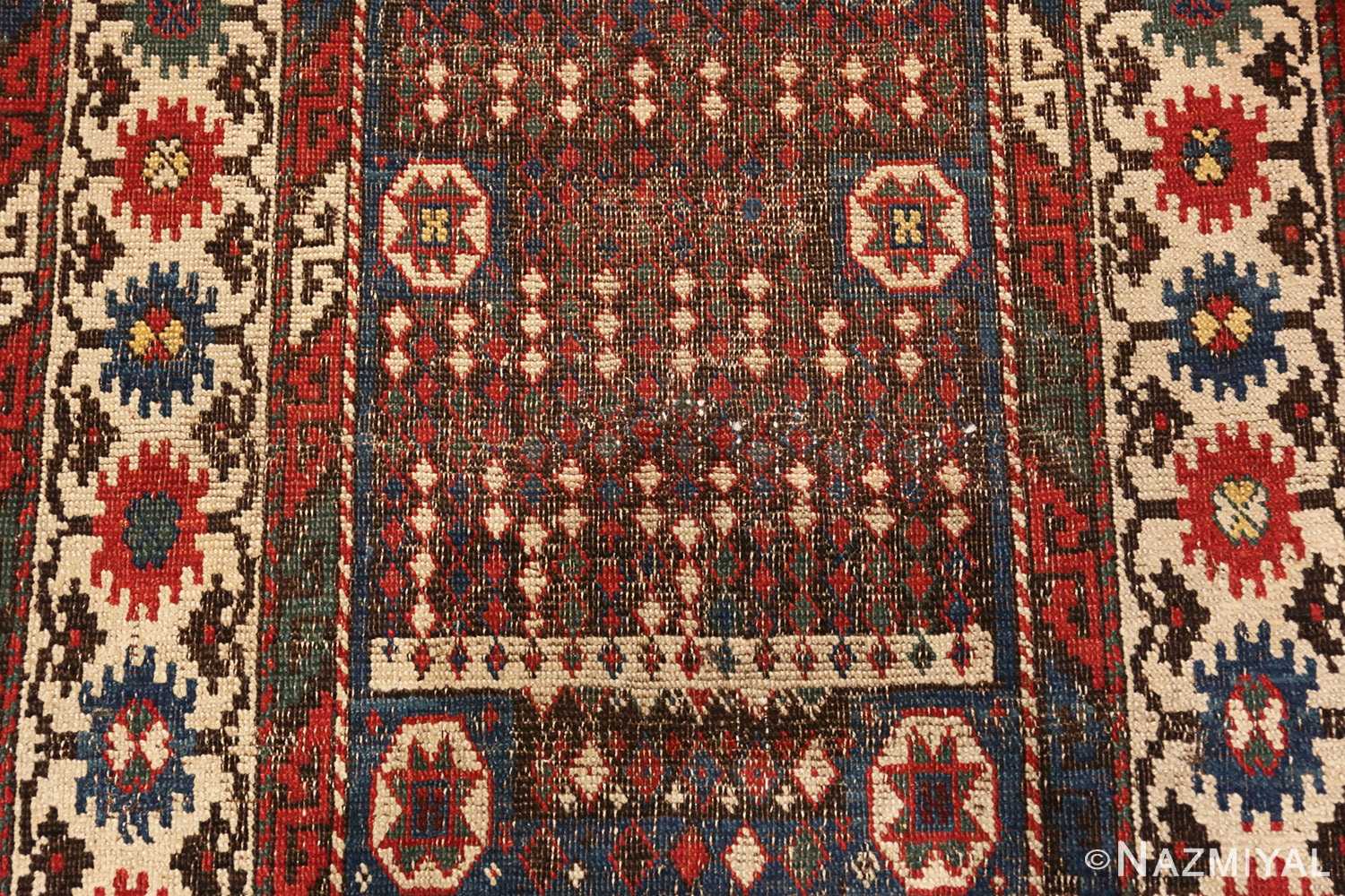 FIeld Small Tribal Antique Caucasian Avar rug 44636 by Nazmiyal