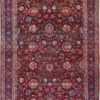 Oversized Antique Aubergine Persian Kerman Area Rug #44830 by Nazmiyal Antique Rugs