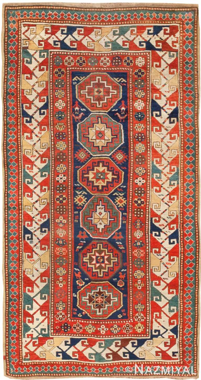 Antique Kazak Caucasian Rug 45173 Detail/Large View