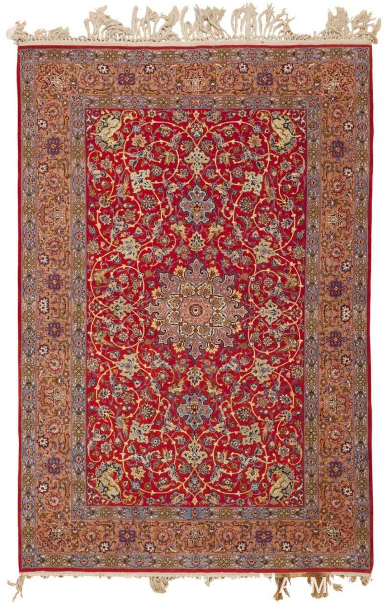Isfahan Persian Rug 45242 Detail/Large View