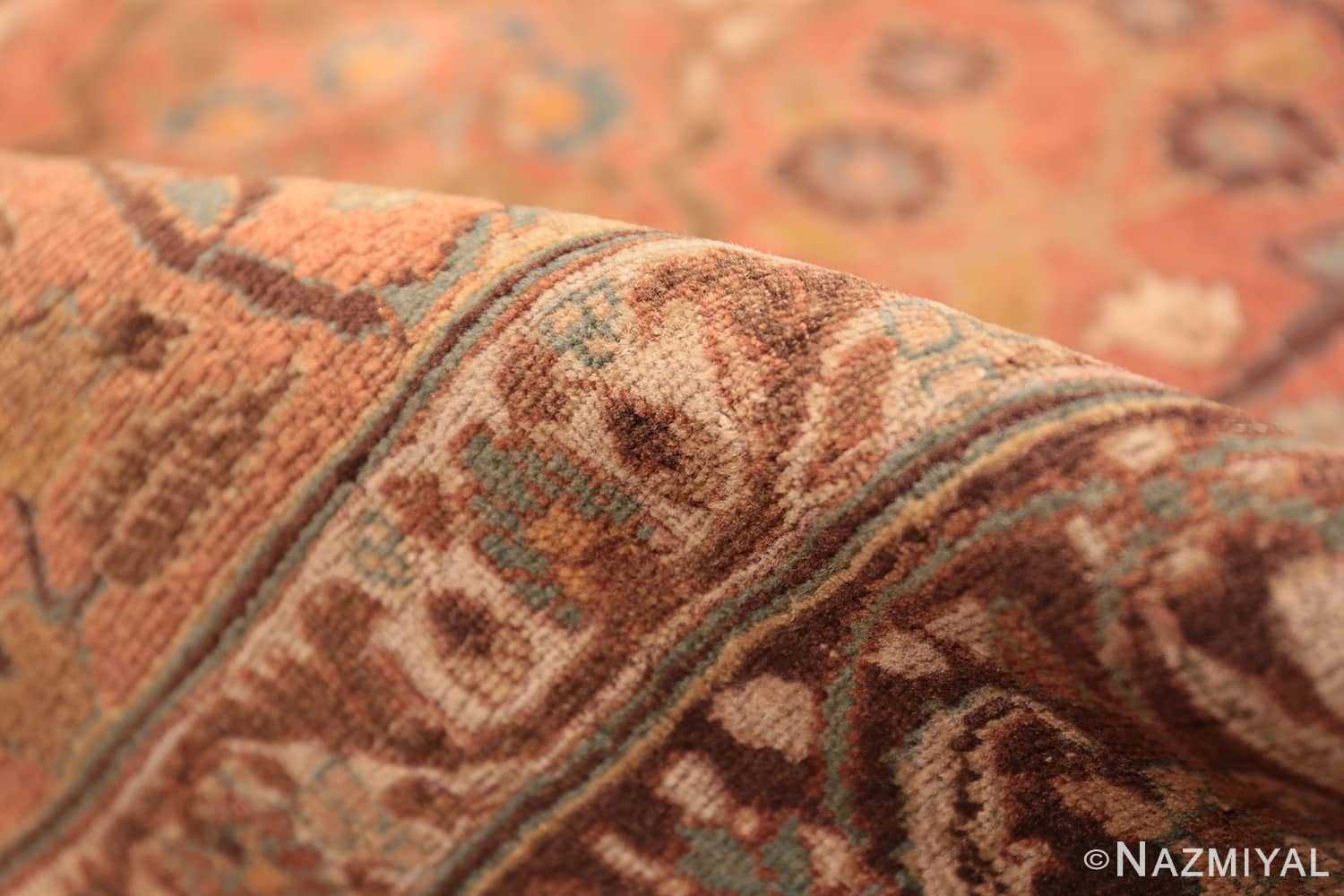 Pile Antique Tabriz Persian rug 45194 by Nazmiyal