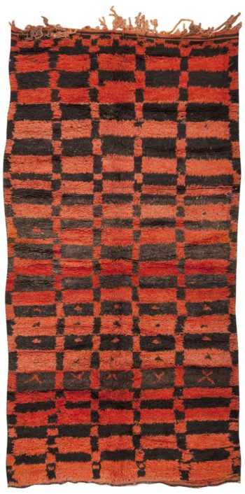 Vintage Moroccan Carpet 45359 Detail/Large View