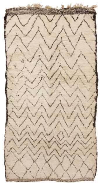 Vintage Moroccan Carpet 45457 Detail/Large View
