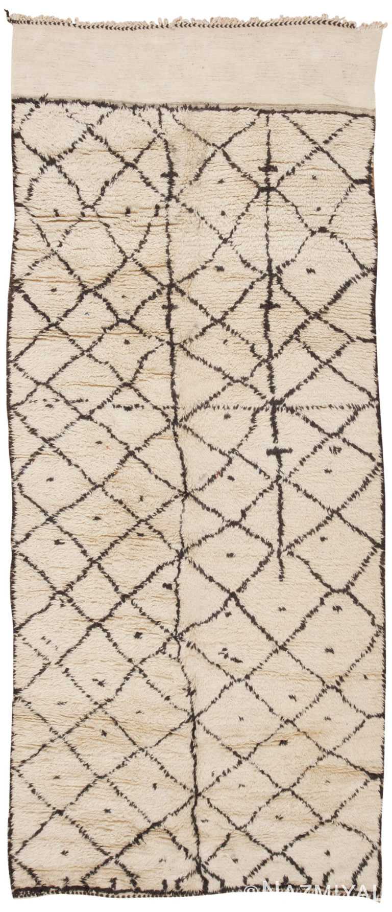 Vintage Moroccan Carpet 45332 Nazmiyal Antique Rugs