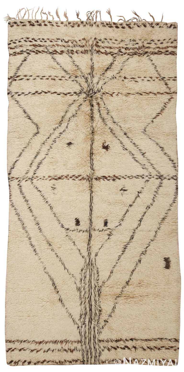 Vintage Moroccan Carpet 45400 Detail/Large View