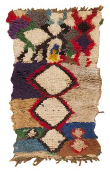 Vintage Moroccan Carpet 45374 Detail/Large View