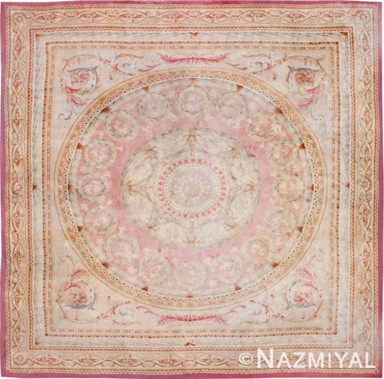 Antique French Savonnerie French Carpet 45464 by Nazmiyal Antique Rugs
