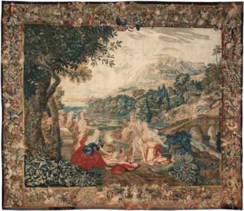 17th Century Flemish Tapestry by Nazmiyal Antique Rugs