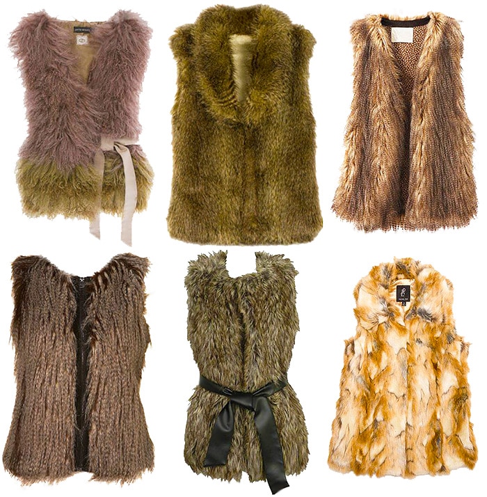 Faux Fur Vest, Holiday Style — FORAGE FASHION