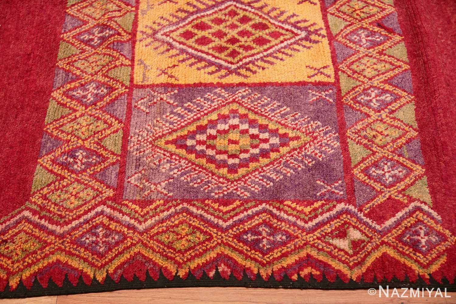 Border Vintage Moroccan rug 45751 by Nazmiyal