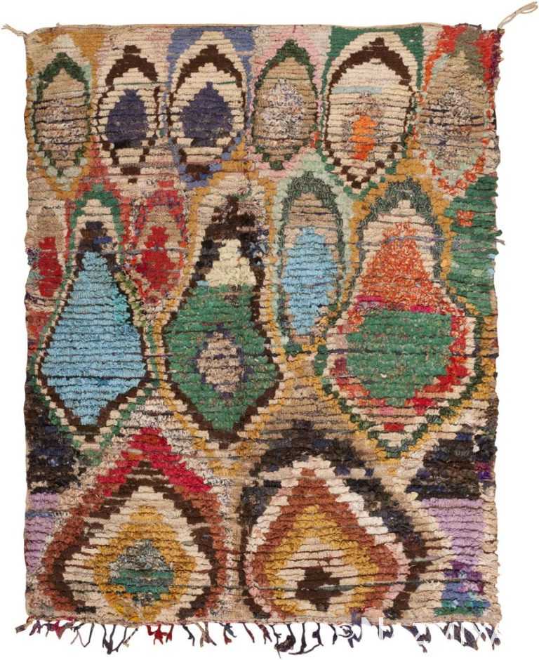 Vintage Moroccan Rug 45727 Detail/Large View