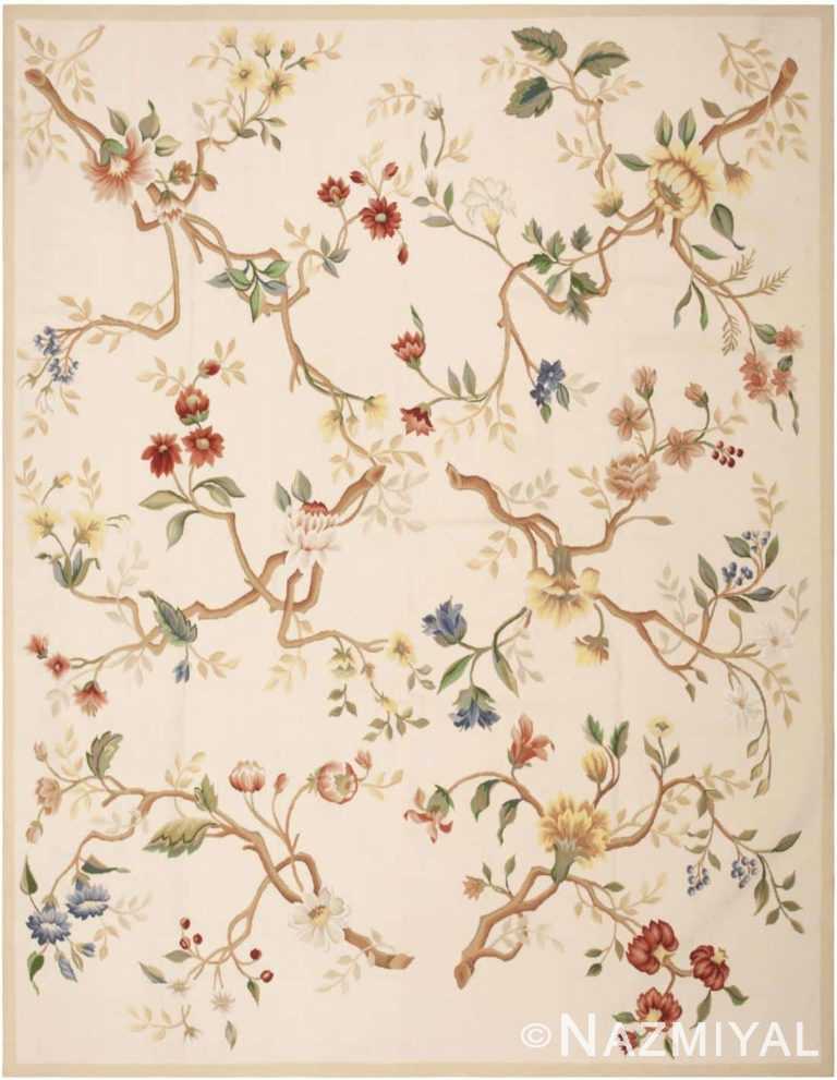 Modern Aubusson Rug 44702 Detail/Large View