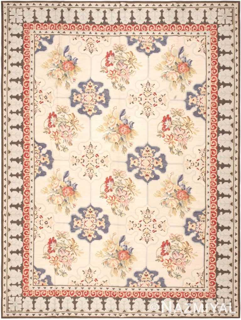 Modern Chinese Needlepoint Carpet 44706 Nazmiyal