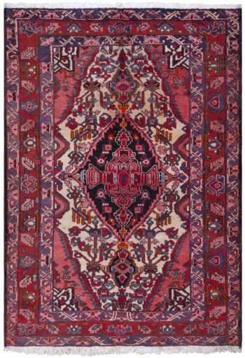 Vintage Persian Bakhtiari Rug 43766 Nazmiyal Antique Rugs
