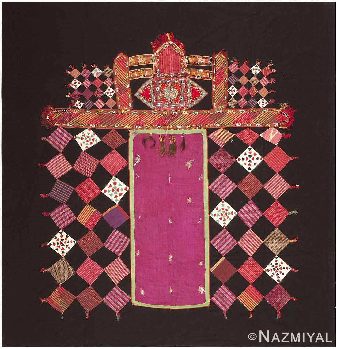 Antique Uzbekistani Horse Cover Textile #46141 by Nazmiyal Antique Rugs